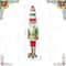 Glitzhome® 28" Pre-Lit Christmas Nutcracker Porch Décor with Timer
